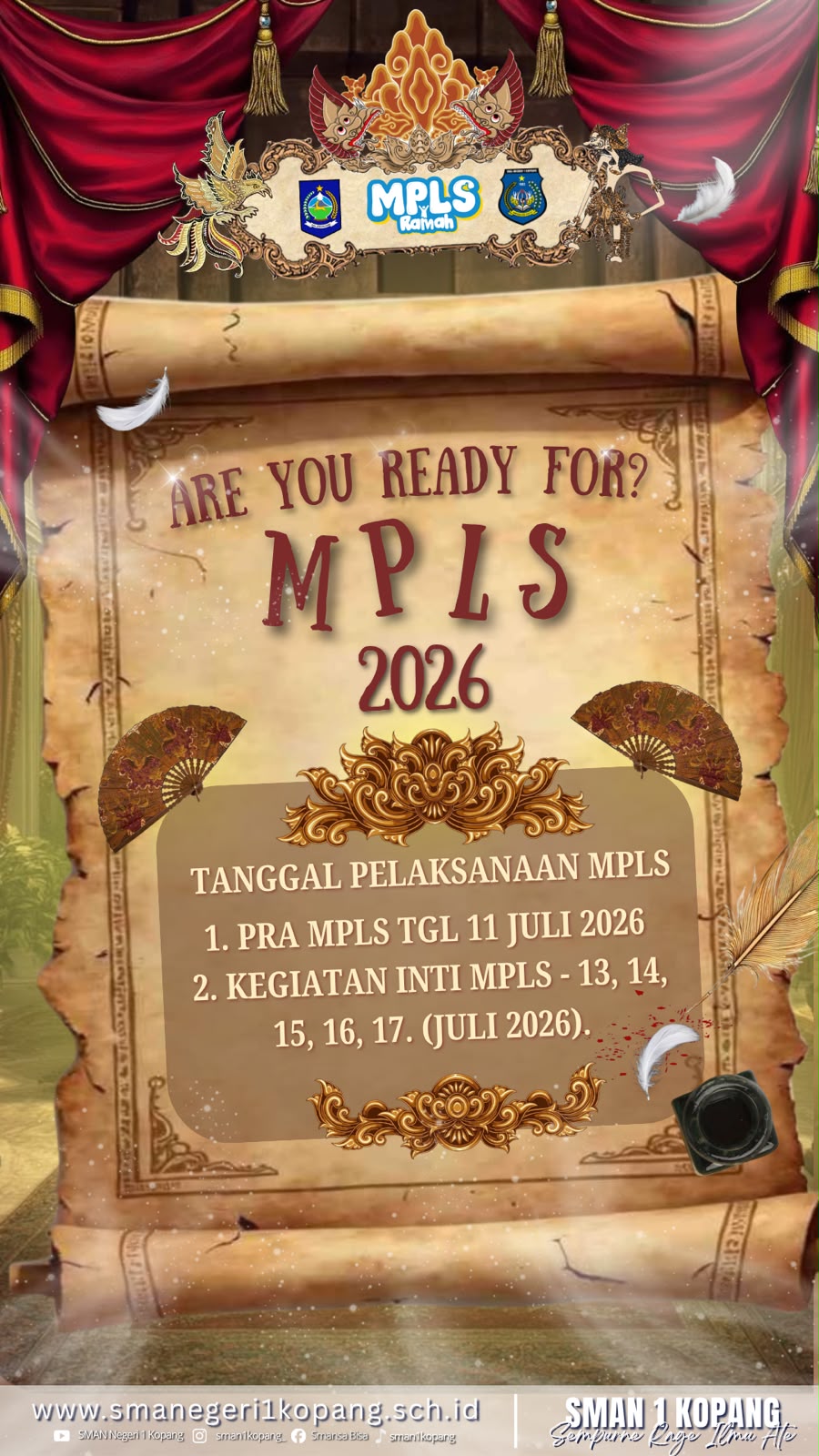 Sambut Peserta Didik Baru, SMAN 1 Kopang Siap Gelar MPLS 2026 Ramah Anak