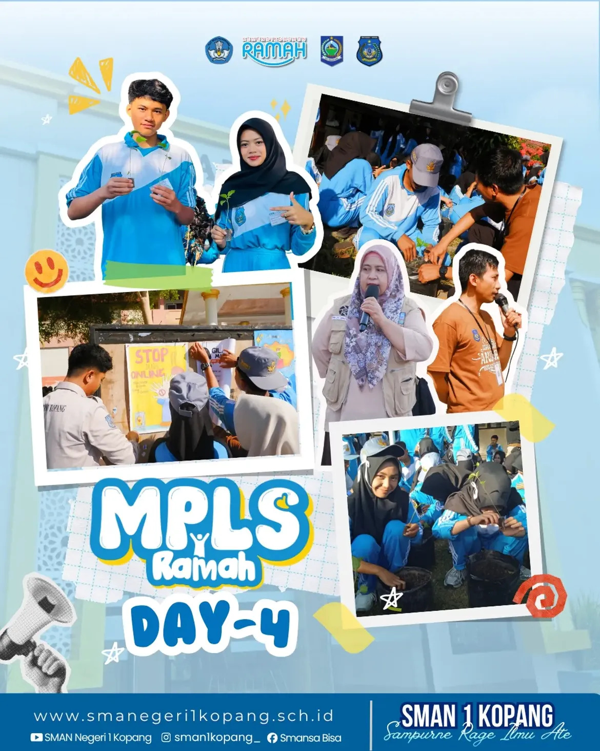 Ragam Aksi Edukatif dan Peduli Lingkungan Warnai Hari Keempat MPLS Ramah SMAN 1 Kopang